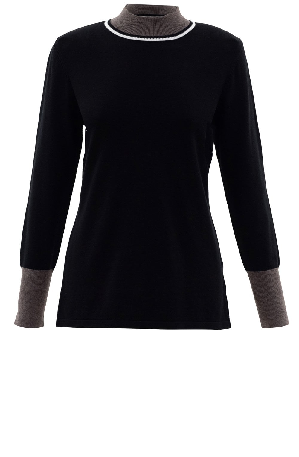 Black High Neck Jumper