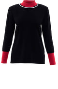 Black High Neck Jumper