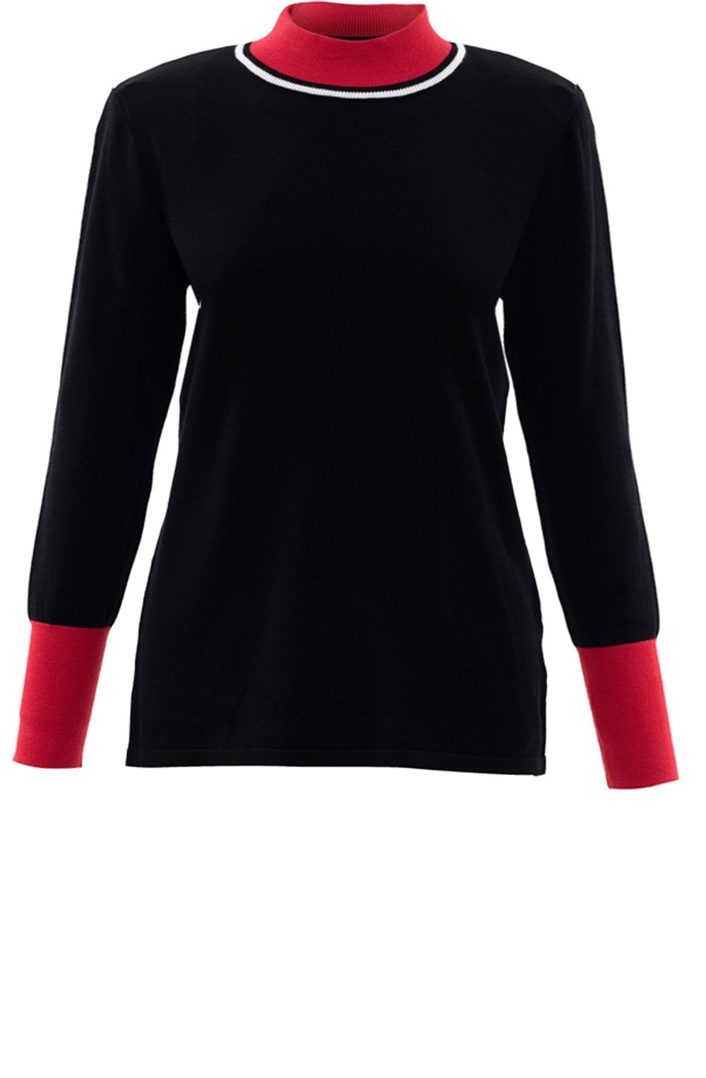 Black High Neck Jumper