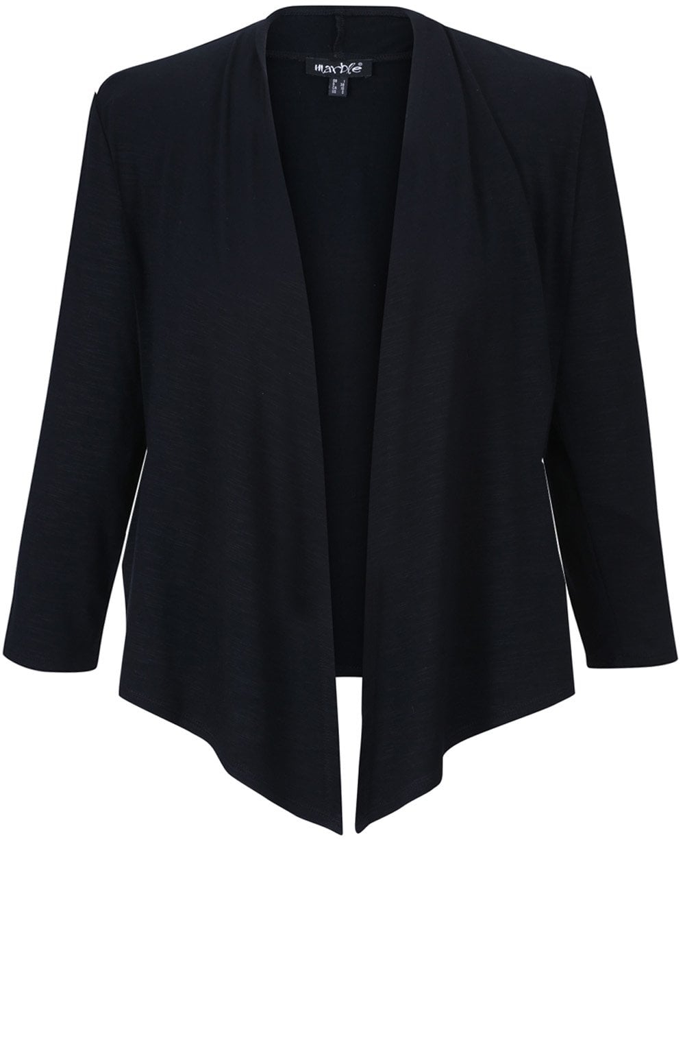 Black Jersey Cardigan