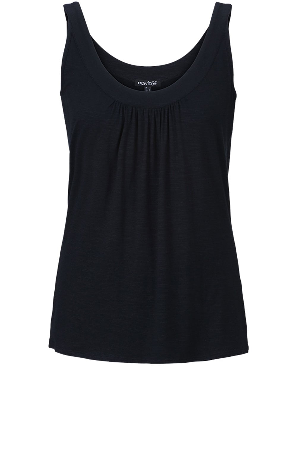 Black Jersey Vest Top