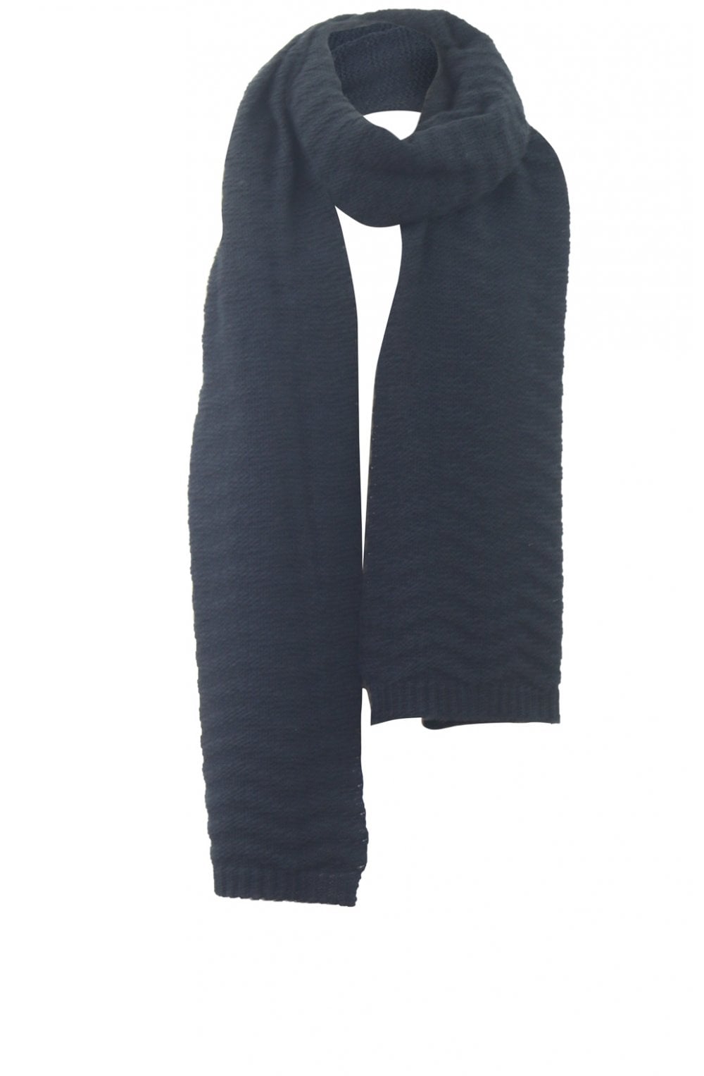 Black Knit Scarf