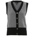 Black Knitted Waistcoat