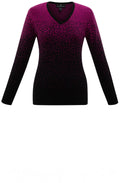 Black & Pink Bold Print Jumper