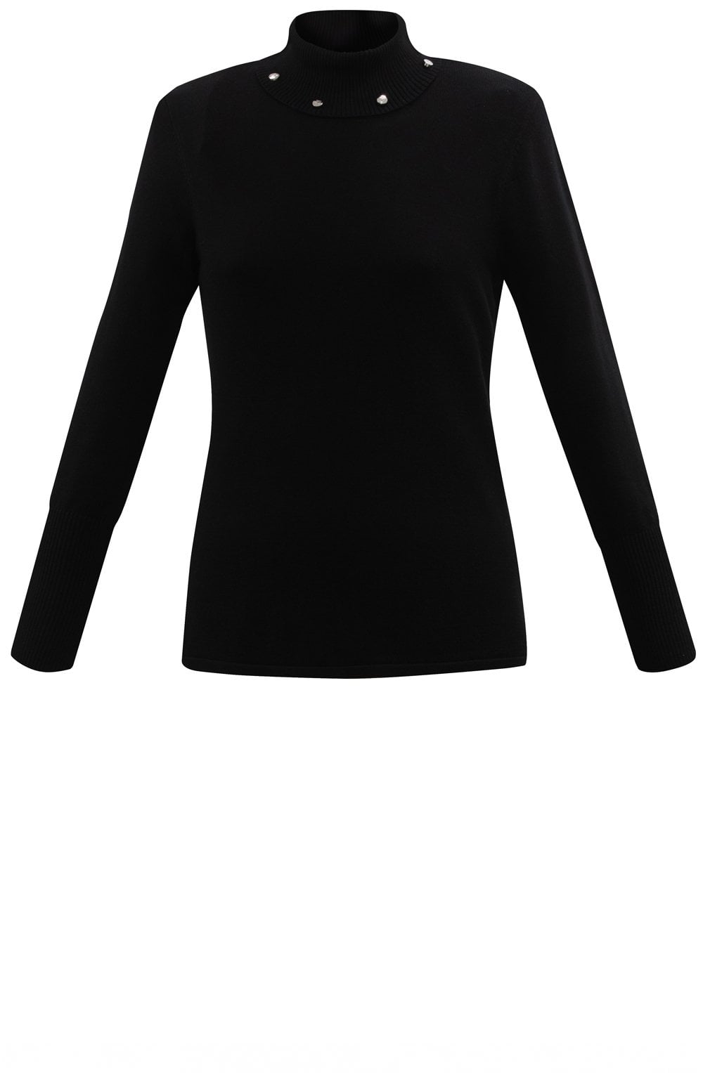 Black Polo Neck Jumper