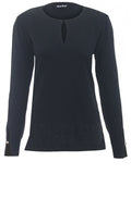 Black Rhinestone Detailed Jumper
