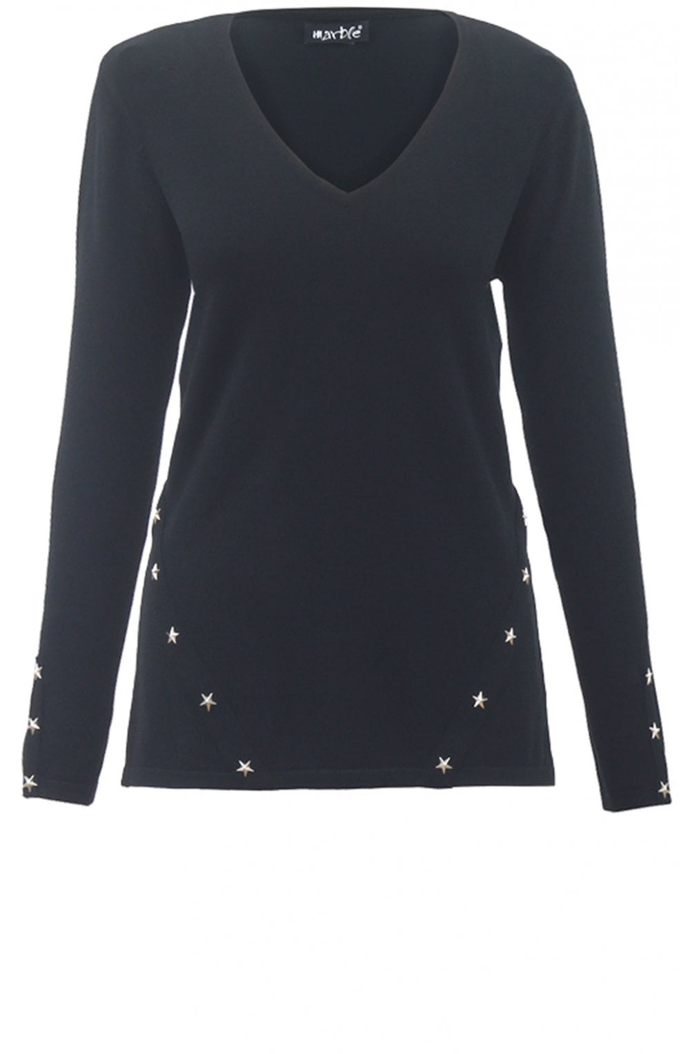 Black Star Detailed Jumper
