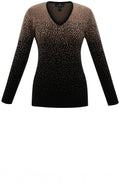 Black & Tan Bold Print Jumper