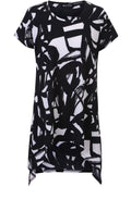 Black & White Bold Print Tunic