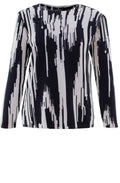 Black & White Geometric Jumper