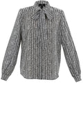 Black & White Patterned Blouse
