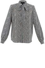 Black & White Patterned Blouse