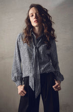 Black & White Patterned Blouse