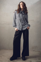 Black & White Patterned Blouse