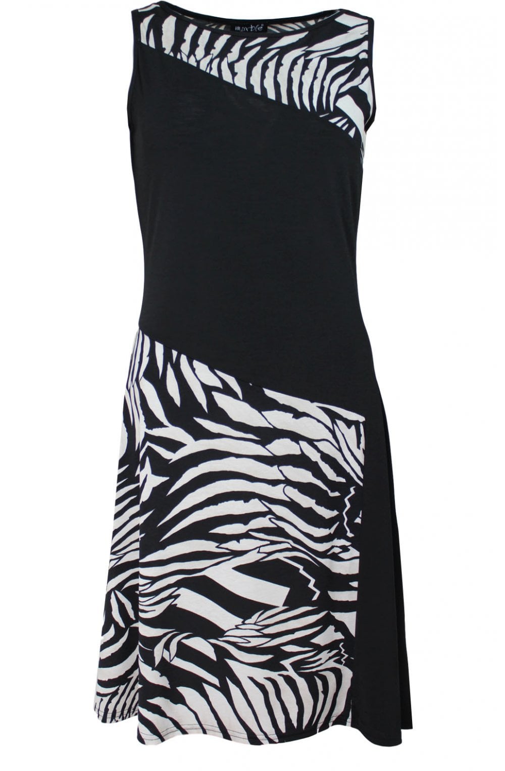 Black & White Patterned Dress