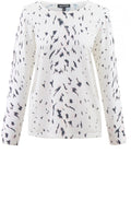 Black & White Patterned Jumper