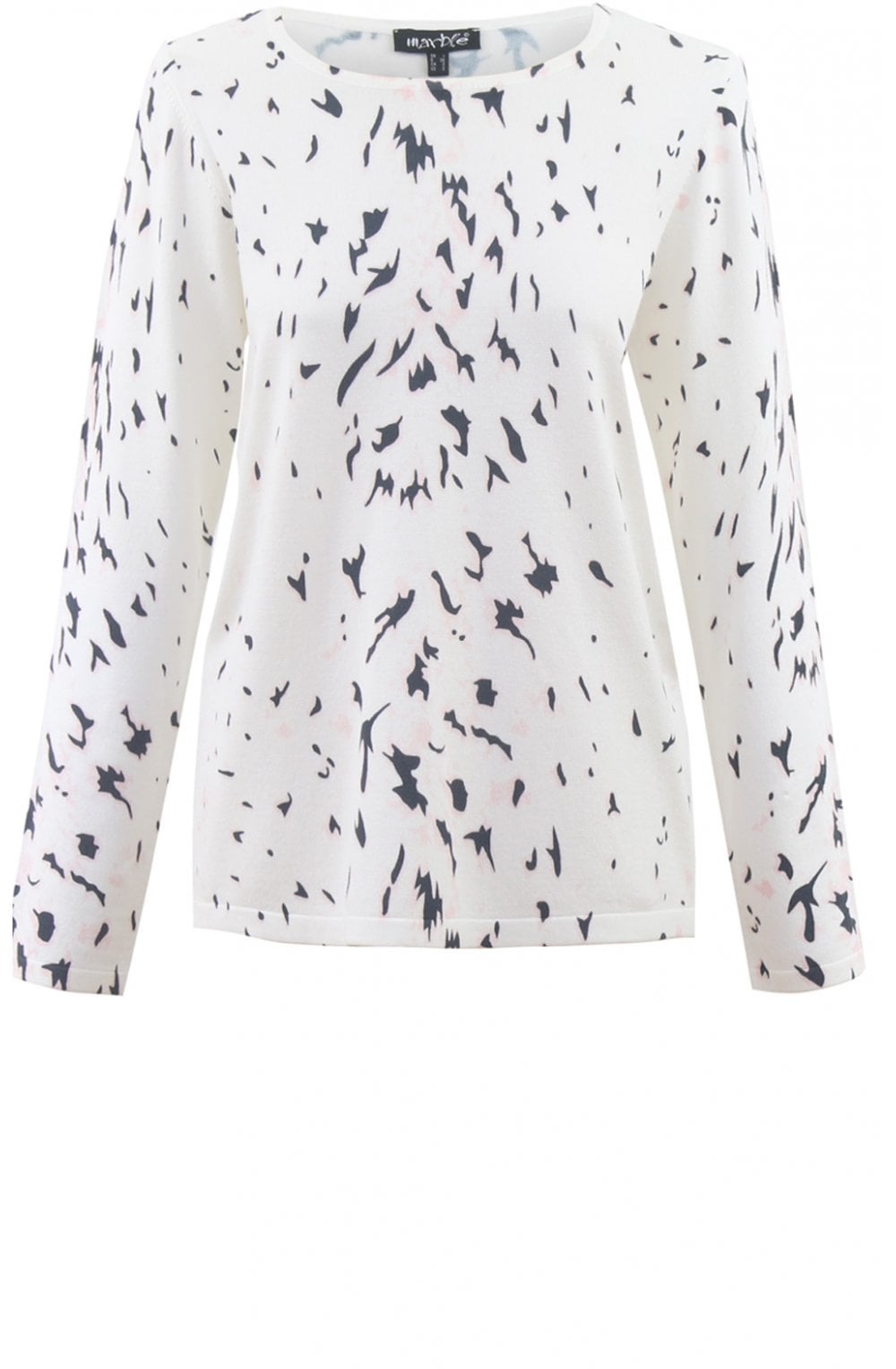 Black & White Patterned Jumper