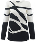 Black & White Patterned Jumper