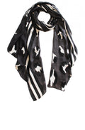 Black & White Print Scarf