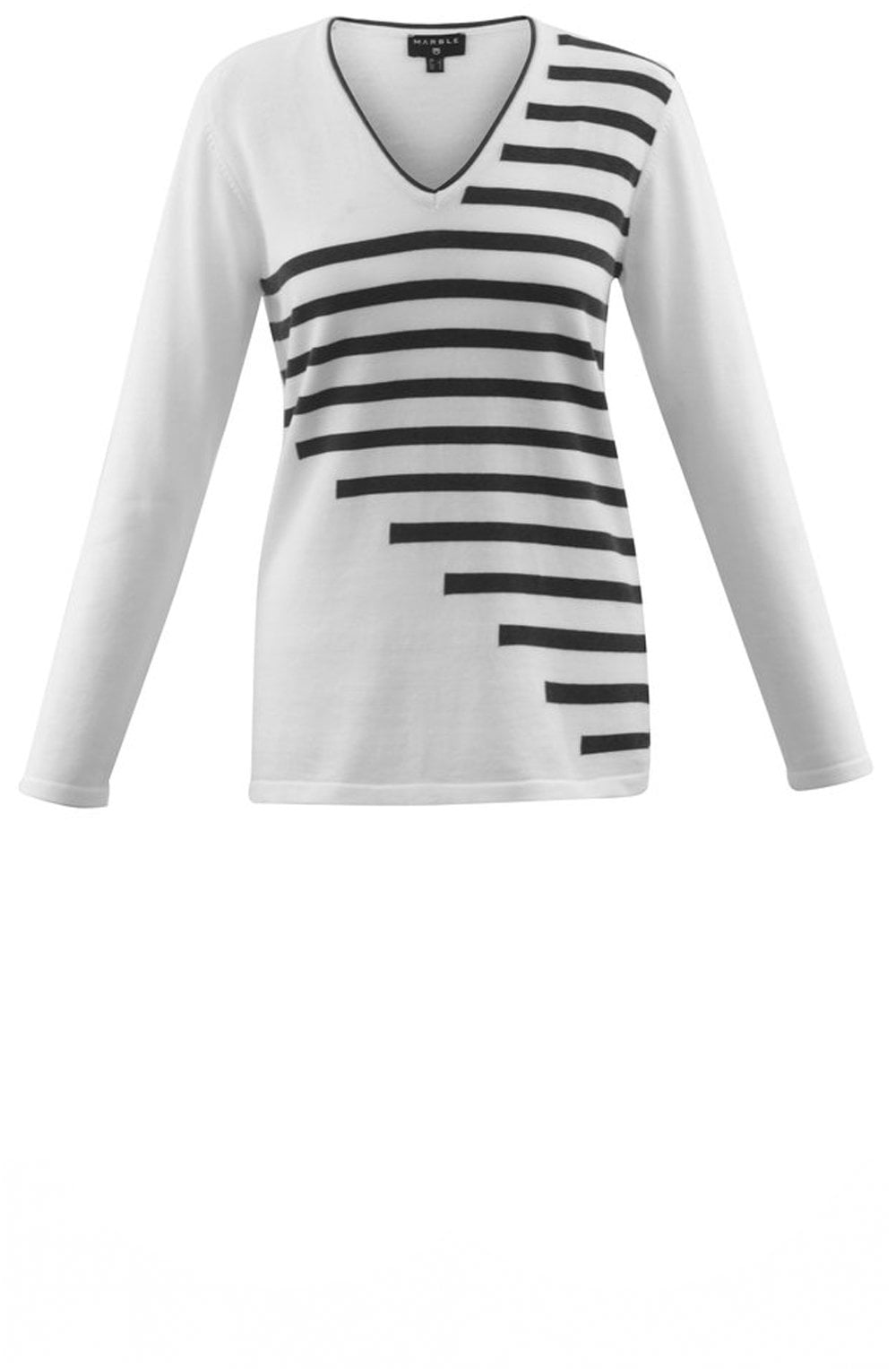 Black & White Striped Jumper