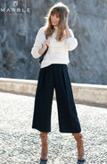 Black Wide Leg Culottes