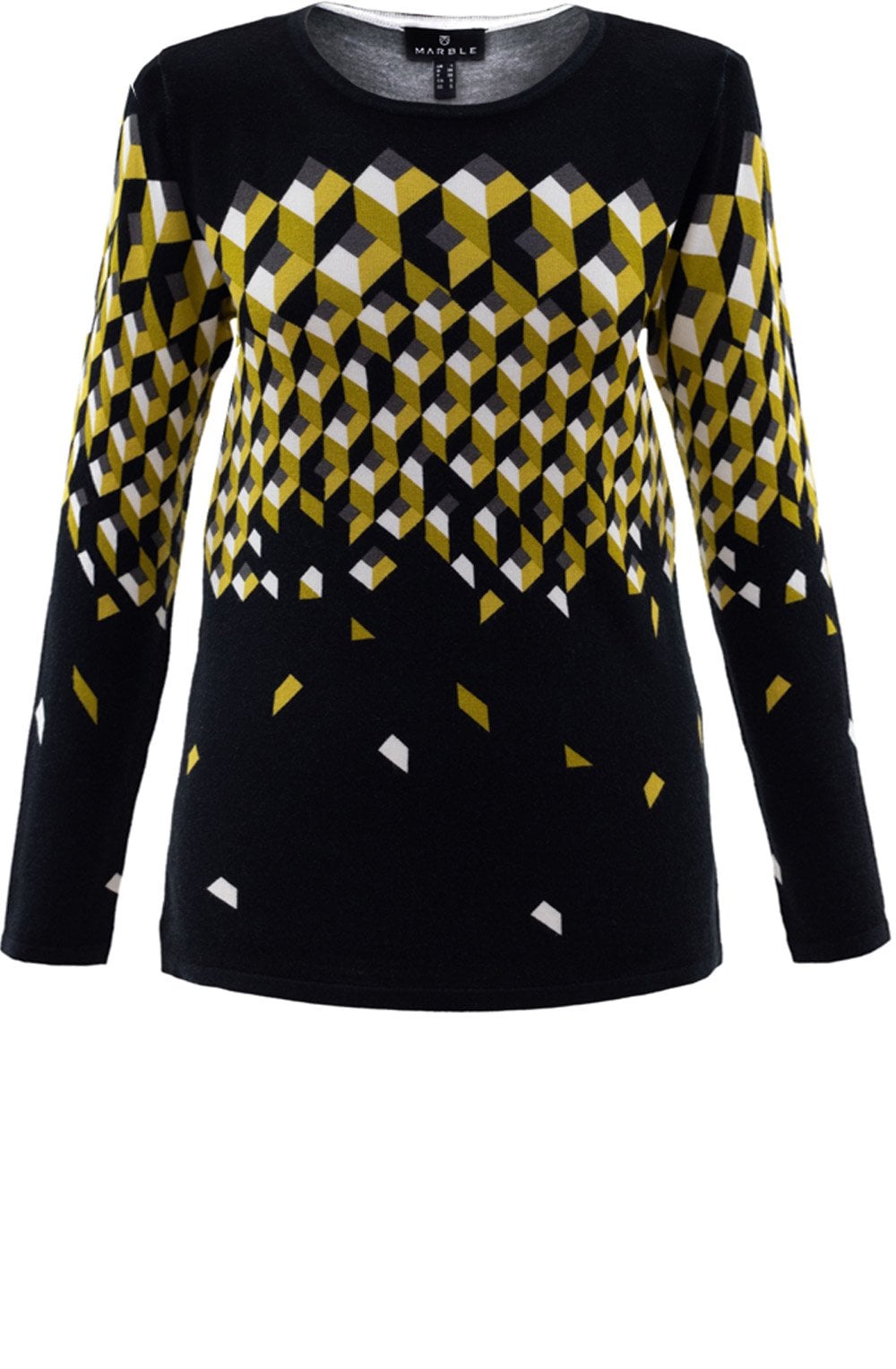 Black & Yellow Patterned jumper
