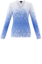 Blue Abstract Design Jumper