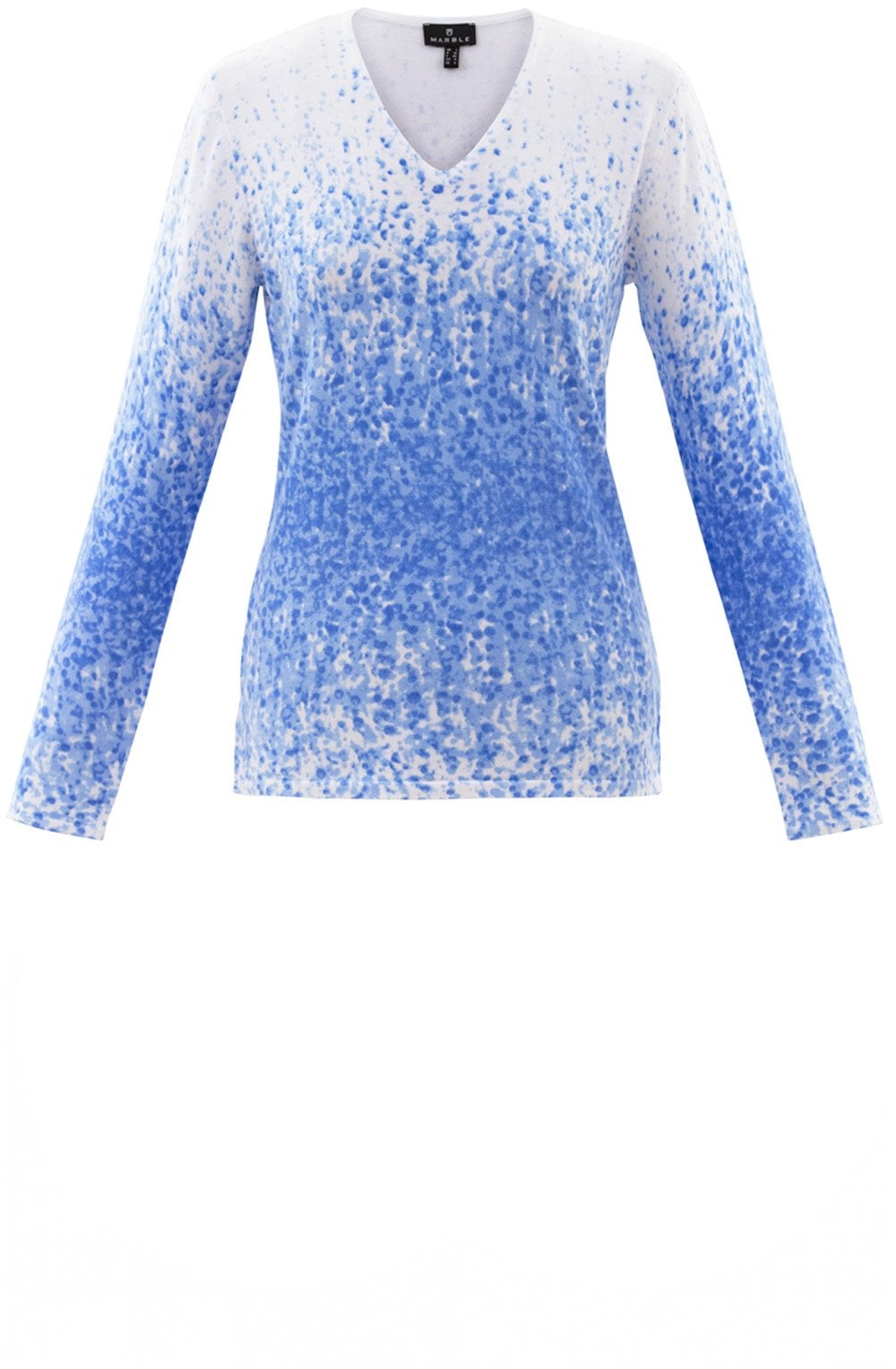 Blue Abstract Design Jumper