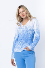 Blue Abstract Design Jumper