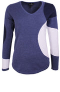 Marble Blue and White Jumper