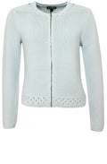 Blue Chunky Knit Cardigan