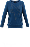 Blue Diamante Star Top