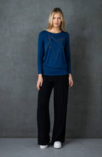 Blue Diamante Star Top