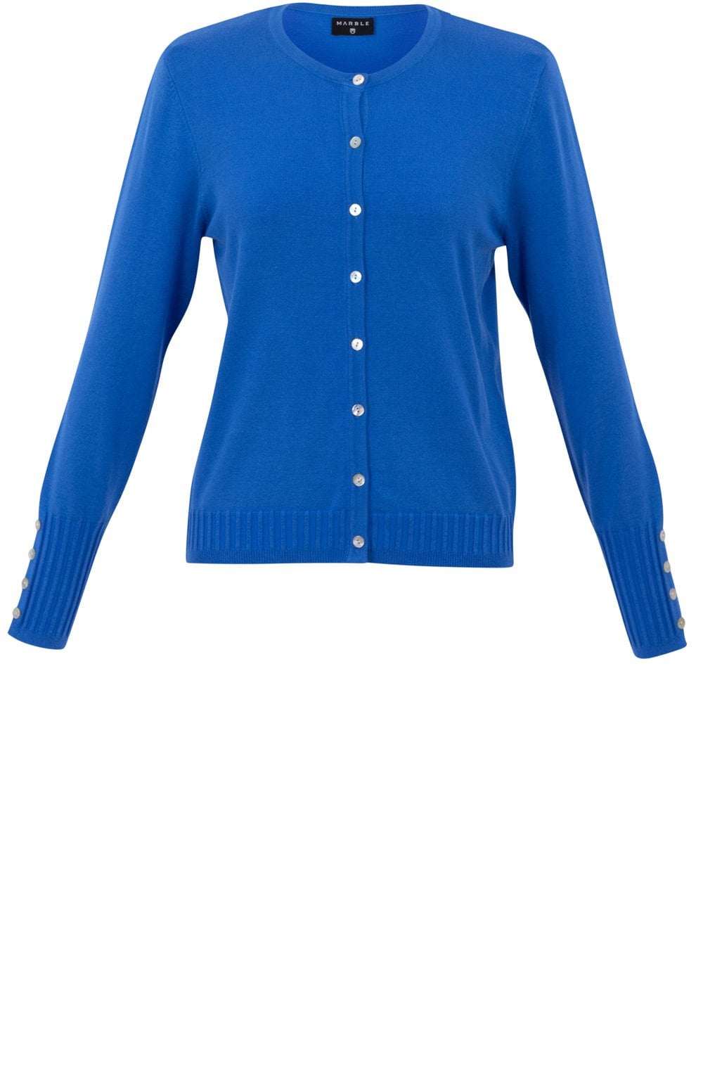 Blue Knit Cardigan