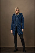 Blue Quilted Coat