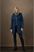 Blue Quilted Coat