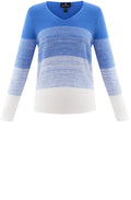 Blue Stripe Panel Jumper