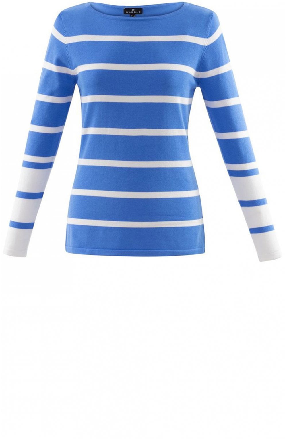 Blue & White Stripe Jumper