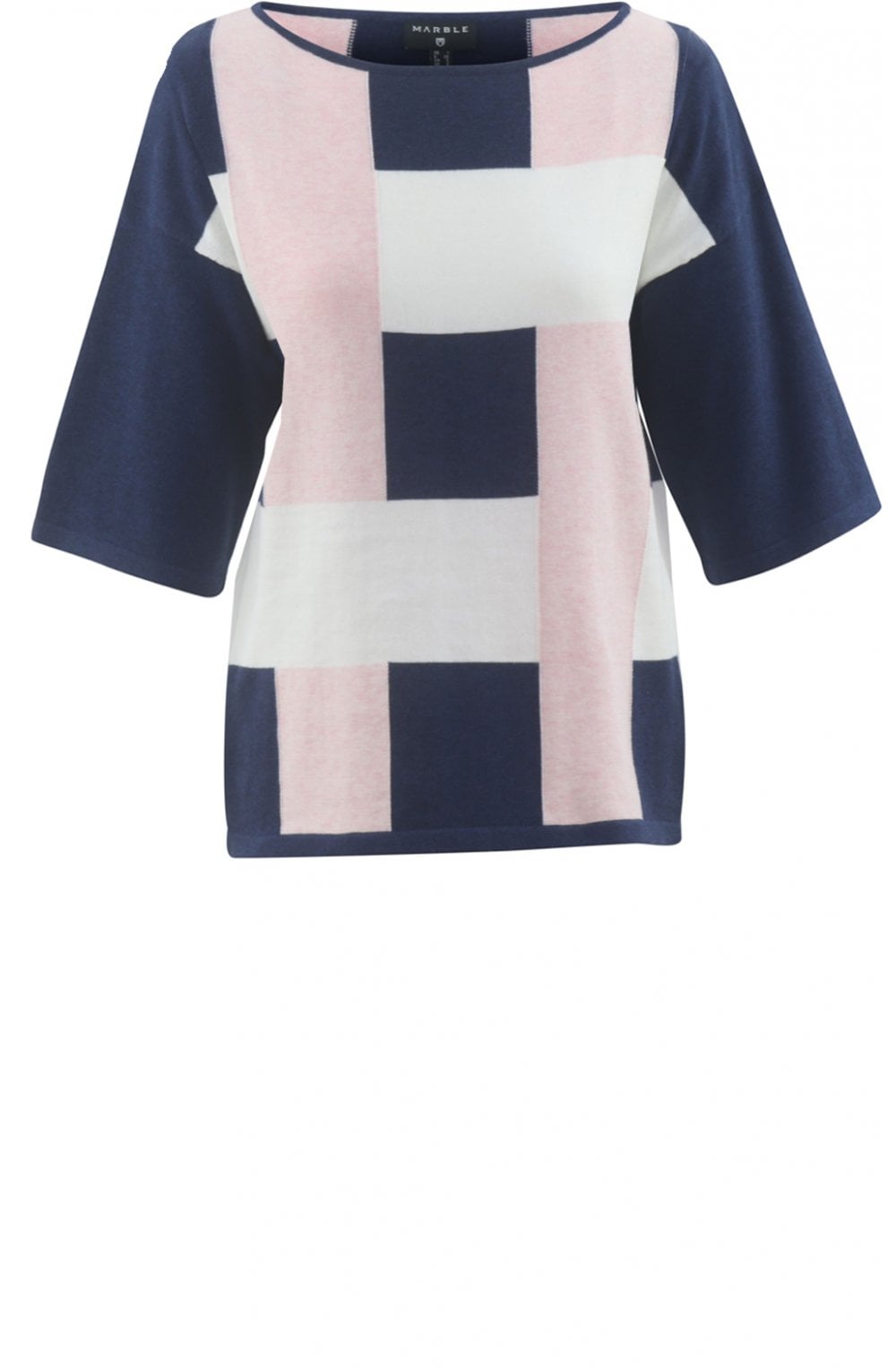Marble Bold design Cotton Jumper