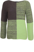 Bold Panel Knit Sweater