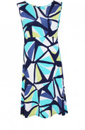 Bold Patterned Jersey Dress