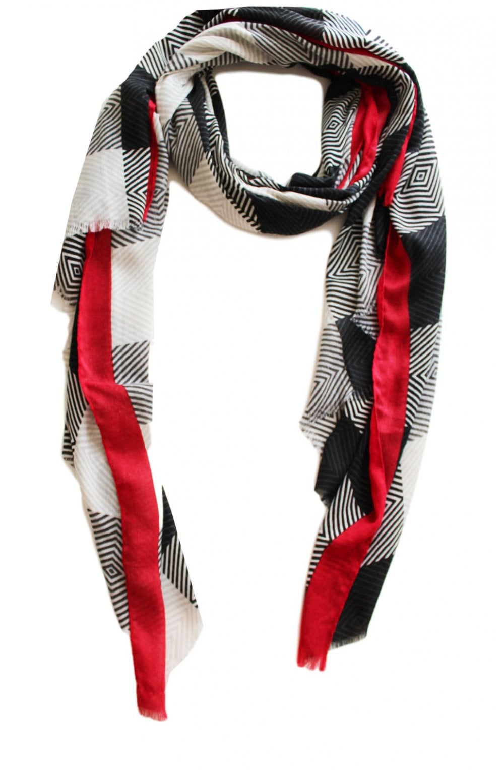 Bold Patterned Scarf