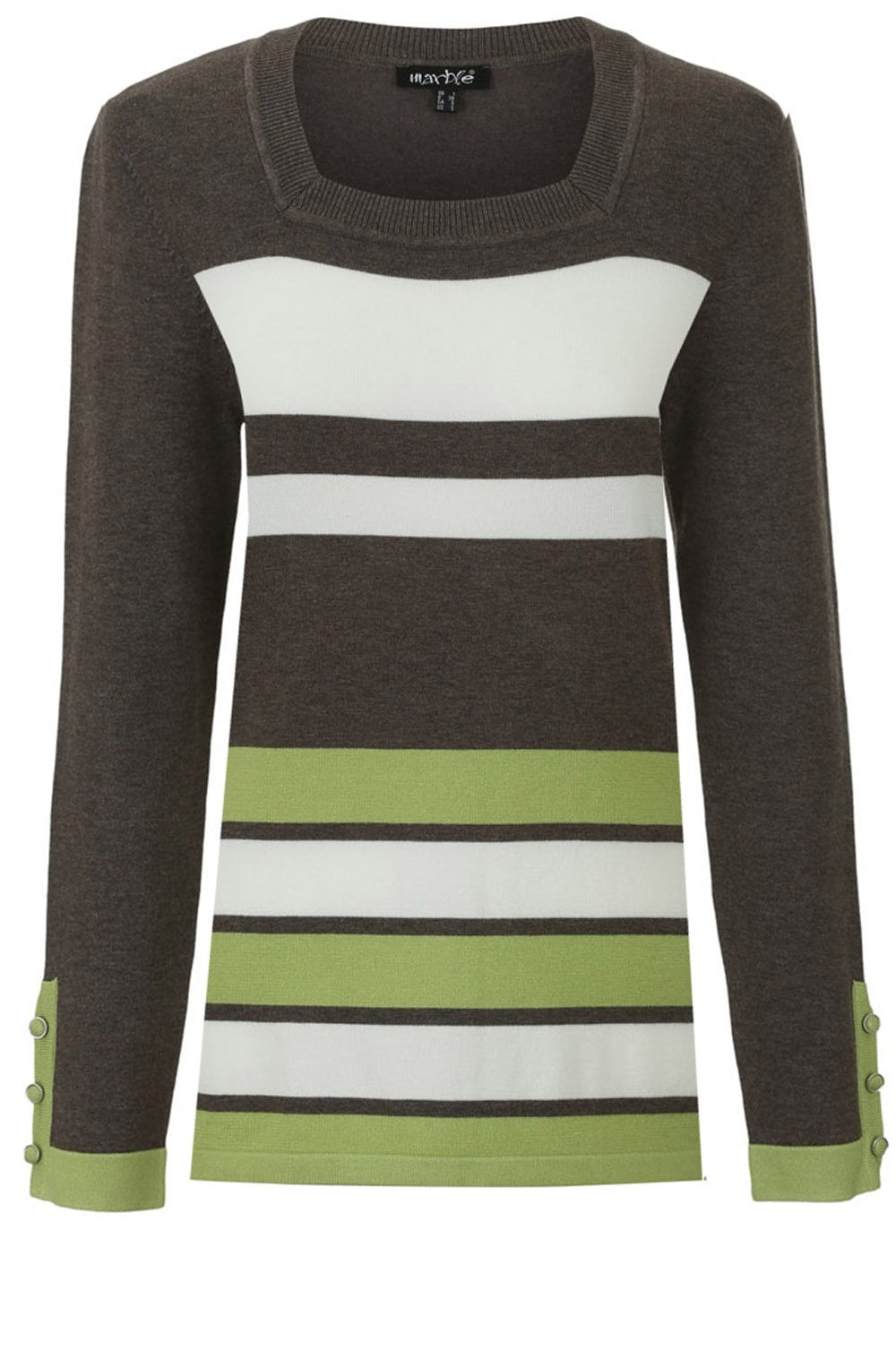 Bold Striped Knit Sweater