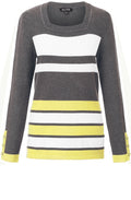 Bold Striped Knit Sweater