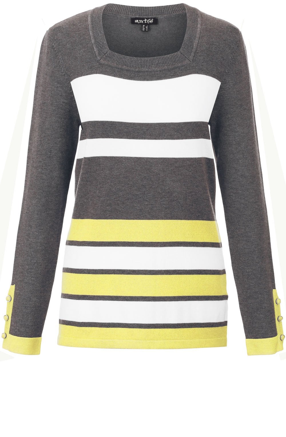 Bold Striped Knit Sweater