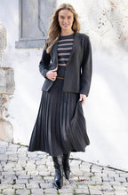Charcoal Knitted Blazer