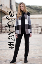 Check Design Cardigan