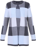 Check Design Cardigan