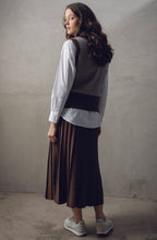 Chocolate Knitted Waistcoat