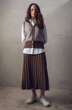 Chocolate Knitted Waistcoat